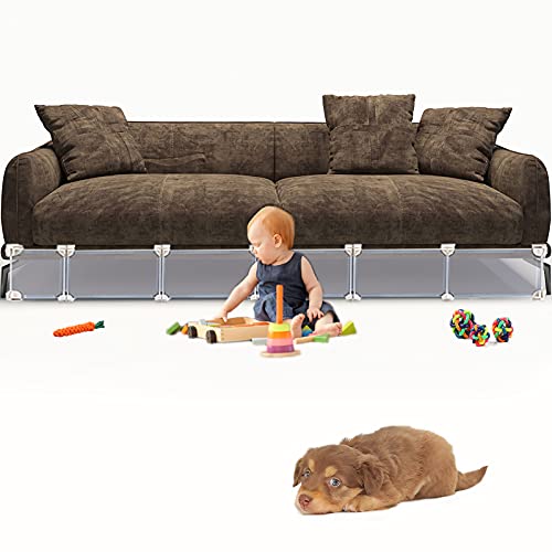 BRULVVR Under Bed BlockerGap Bumper for Under Furniture,Stop Toy Going