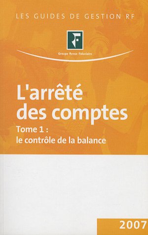 L' arrêté des comptes