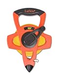 Crescent Lufkin 1/2" x 100' Hi-Viz Orange Engineer's Fiberglass Tape Measure - FE100D