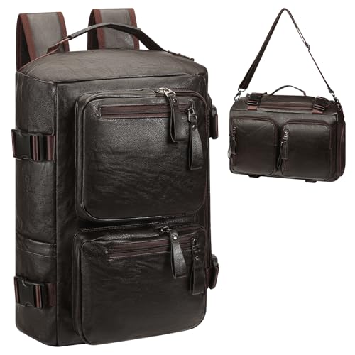 GOWIN Vegan Leather Backpack Brown