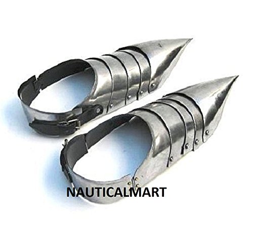 Steel Gothic Armor Shoes Wearable Medieval Armor Costume
