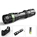 Perman 3500 Lumens 3 Modes XML T6 LED Compact Flashlight Lamp Light Zoomable Torch + Charger + 18650 Battery (Torch + 18650 Battery + Charger)