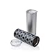 Built NY 20-Ounce Stainless Steel Tumblers, Dual Pack, Black Links and Silver