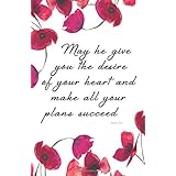 Bullet Journaling Notebook Desire of Your Heart: 5mm Dotted Grid with Index and Numbered Pages