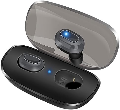 Bluetooth Earbuds,Truly Wireless Stereo Headphone with Charging Base Sweatproof Sports Mini Twins Headset with Mic for Driving and Gym Running