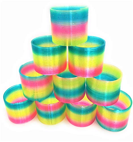O.B Toys&Gift Rainbow Magic Coil Spring Toy , Spring Party Favor & Goody Bag Filler for Kids (24 Pack)