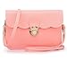Outtop Messenger Bag Cross Body Hobo Handbag Tote Shoulder Bags for Women Girl (Pink)