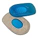 Gel Heel Cups (Pair) - Best Shoe Inserts for Heel Spurs - Massaging Cushions Provide Foot Relief - Arch Support & Relieving Sore Plantar Fascia Pain - Shock Absorbing for Running