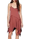 CA Mode Women's Spaghetti Strap Loose Summer Beach Slip Dress
