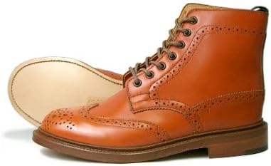 Amazon トリッカーズ レディース カントリーブーツ ウィングチップ レザーソール モカシンブラウンアニリンカーフ ブラウン Jp Trickers5180 Moccasinbrownanilinecalf Fl 3h Tricker S トリッカーズ ブーツ ブーティ