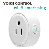 Smart Plug Outlet,LUCKY CLOVER Mini Socket,Wireless Outlet Wi-Fi Smart Timing Socket,Control your Devices from Anywhere,Compatible with Alexa,Google Home and IFTTT(LC1002)