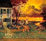 Charles Wysocki Americana Series 1000 Pc Jigsaw Puzzle - Supper Call