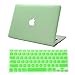 HDE MacBook Air 13 Inch Plastic Hard Case and Keyboard Cover for Apple Laptop Model: A1369/A1466 (Seafoam Green)