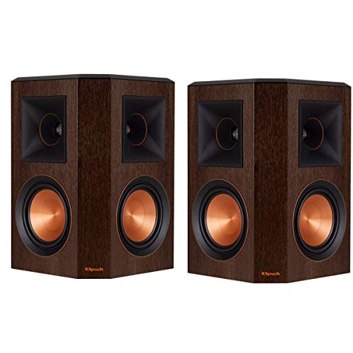 Klipsch RP-502S Surround Sound Speakers (Pair) (Walnut)