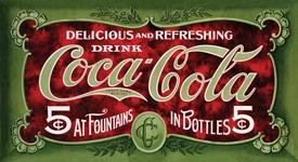 Coca Cola Coke Delicious Green Magnet 2 x 3in