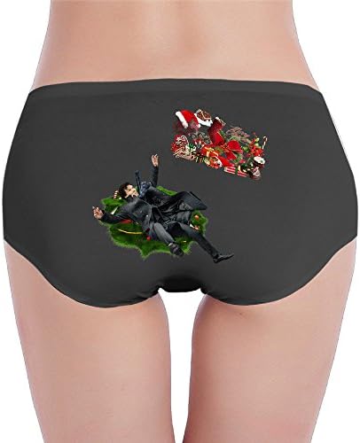 Cas Women Simple Triangle Benedict Cumberbatch Christmas Low-Waist Panties Knickers XL Black