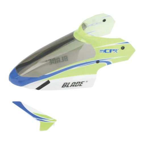 Blade Complete Green Canopy with Vertical Fin: mCP X