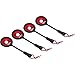 Hot Racing BWP133B02 Red Bent Body Clips 23mm Long 1.2mm Wire (4)