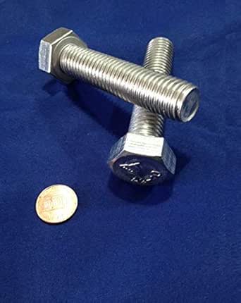 Amazon.com: Metric 18-8 Stainless Steel Hex Head Bolts, Fully Threaded
