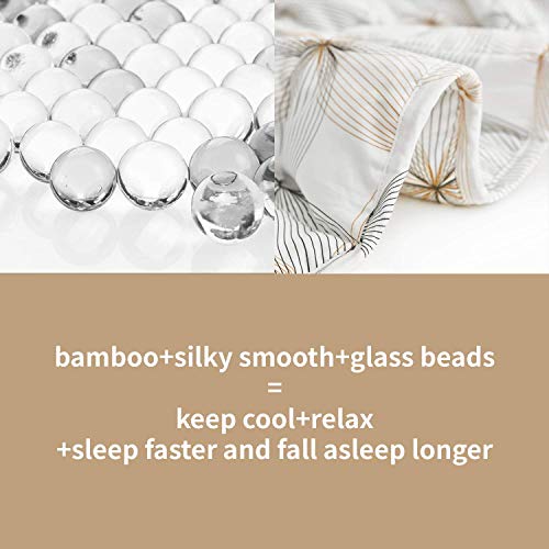 YnM Bamboo Weighted Blanket — 100 Cooling Bamboo Viscose OekoTex