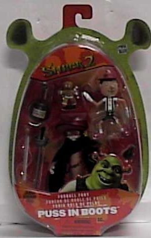 Shrek 2 Furball Fury Puss in Boots Action Figure By Hasbro