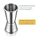 Cocktail Bar Shaker Set ASOMMET Stainless Steel Home Bar Tools Kit with 1/0.5oz jigger, Mixing Spoon, Pourers and Recipes for Mixing Martini, Mojito & More Drinks
