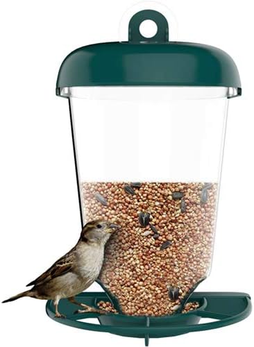 GLASS WINDOW HANGING BIRD FEEDER TABLE SEED PEANUT SUCTION CLEAR WATCHING