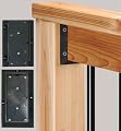 Railing Connectors by DECKORATORS Black 2/pk [CAPITOL CITY LUMBER]