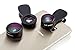 Cell Phone Camera Lens Kit, LS-PRO Best quality 3 in 1 Mobile Lens ,15x Macro Lens+0.36x Super Wide Angle Lens+180° Fisheye Lens for iPhone 7/6s/6s Plus/5S Samsung Galaxy, Android and All Smartphones.