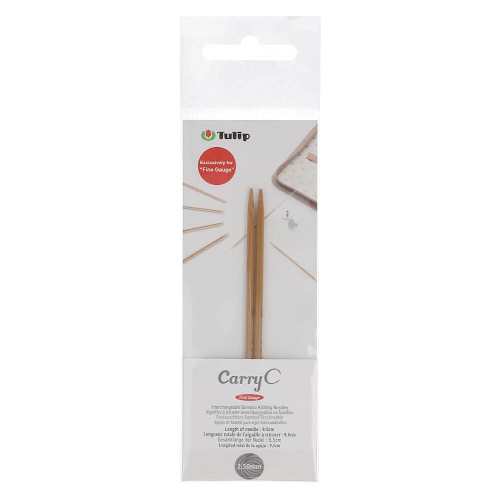 Tulip CarryC fine-Gauge Interchangeable Bamboo Knitting Needle 2.5 mm - 1 piece