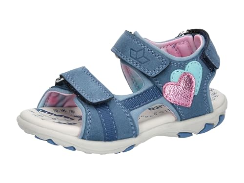 Lico Sandales Ella V pour fille, Marine rose., 29 EU