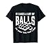 Funny Golf Pun Takes Balls To Golf Fun Gift Idea For Golfers T-Shirt