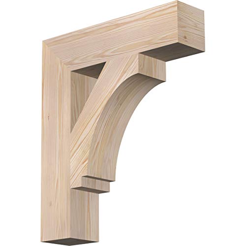 5 1/2"W x 24"D x 28"H Imperial Block Smooth Bracket, Douglas Fir