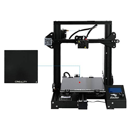 Creality Authentic Ender 3 Tempered Glass Bed Platform Carbon Silicon Glass Heated Bed Build
