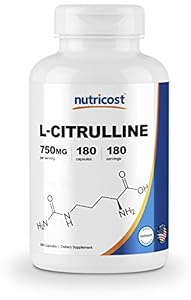 Nutricost L-Citrulline 750mg, 180 Capsules