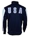 Rhinox Adult USA Soccer Football Track Jacket, Navy - Medium