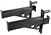 Valor Fitness Power Rack Safety Bar Extension Accessory Set for 2x2 Inch Frame with 1 Inch Hole - Fits Compatible Valor Power Racks - Home Gym Equipment