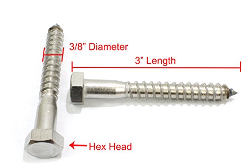 1 Stainless+Bolt+Screws+Pack+Steel