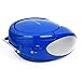 RipTunes CD Player Boombox- Portable Blue Aux-in CD Boombox, AM/FM Radio for Assured Amusementthumb 2