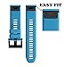 Wearable4U Garmin Fenix 5X 26mm Quick Release Easy Fit Silicone Replacement Watch Band for Garmin Fenix 5X, Quatix 3, Fenix 3 HR, Fenix 3, Tactix Bravo, Foretrex 601, Foretrex 701 (Sky Blue)