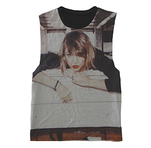 Taylor swift girls photo muscle tee (small)