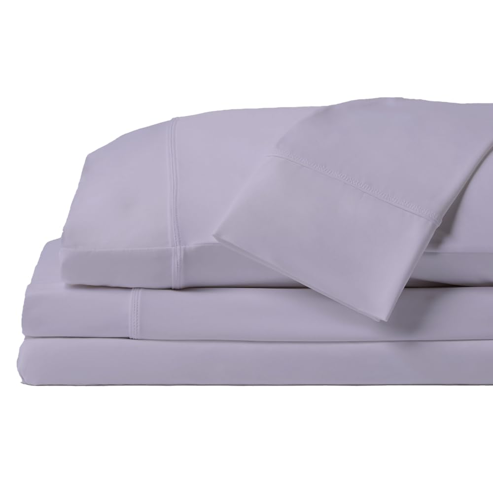 Photo 1 of SHEEX - Original Performance Sheets Set (Full) Silver Lilac - Cooling Sheets - Moisture Wicking - 1 Flat Cooling Sheet, 1 Fitted Cooling Sheet, 2 Pillow Covers - Wrinkle Free - Sleep Aid