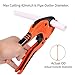 Ginzors PVC Pipe Cutters - Ratcheting Hose & Tube Cutter,Cutting 1-1/4 inch PEX,PPR,PVC,Aluminium Plastic Pipe,Suitable for Plumbers,Home Owner,Solar Company and Car Repair (42mm - Max Out Diameter)