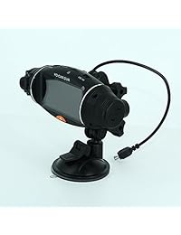 BOOMYOURS 2.7" TFT 270 ° Rotating Dual cámara lente HD coche DVR vehículo Blackbox DVR con G sensor & GPS Module & ranura SD (size a1, Negro)