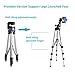 110cm General Retractable Phone Camera Tripod Mount Portable Adjustable Aluminum Camera Stand with Smartphone Holder Parts with A Bag for iPhone XR XS Galaxy M20 M30 M40 Z4 G7 P30 Q60 Stylo 5