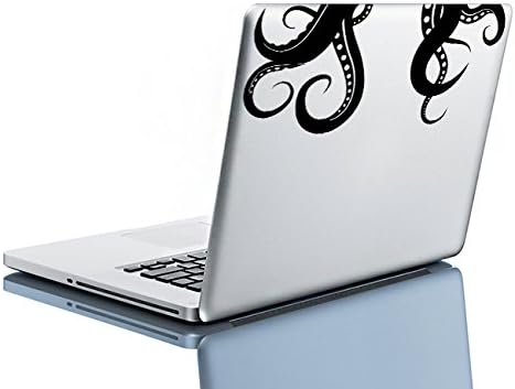 (16" X 7") Vinyl Wall Decal Amazing Octopus Tentacle / Sea Creature Bathroom Art Decor Sticker / Bath DIY Mural + Free Random Decal Gift