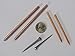 FLINT KNAPPING starter set. Hardened Copper Rods, 10ga Copper Nails with heads removed, 2
