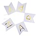 LOVELY BITON(TM) Happy Birthday Wall Banner, Chic White and Gold Party Decorations, Versatile, Beautiful, Swallowtail Bunting Flag garland Surprise Ideas.