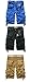 SHDIBA Mens Casual Loose-fit Cargo Shorts Cotton Multi Pocket Sports Wear