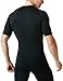 TSLA Men's UPF 50+ Quick Dry Short Sleeve Compression Shirts, Athletic Workout Shirt, Water Sports Rash Guard, Zero Block Anthracite, X-Large